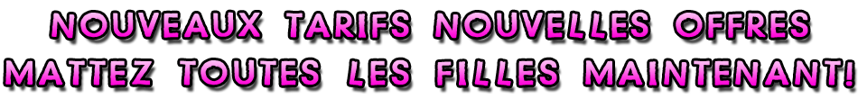 Nouveaux Tarifs