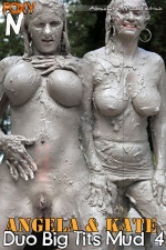 Duo big tits mud 4