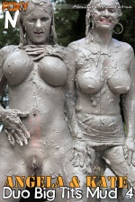 Duo big tits mud 4