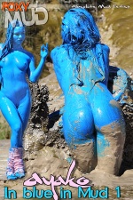 In blue in mud 1