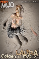 Golden in mud 3